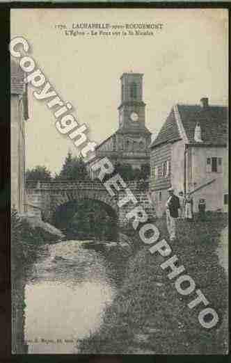 Ville de LACHAPELLESOUSROUGEMONT Carte postale ancienne